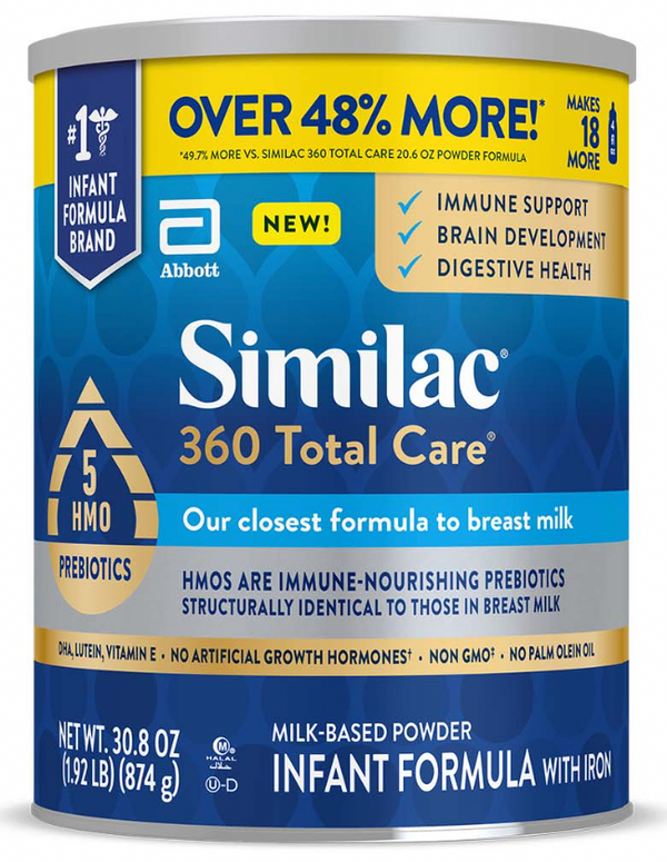 Similac 360 Total Care Blue - 30.8 oz - 1 Can
