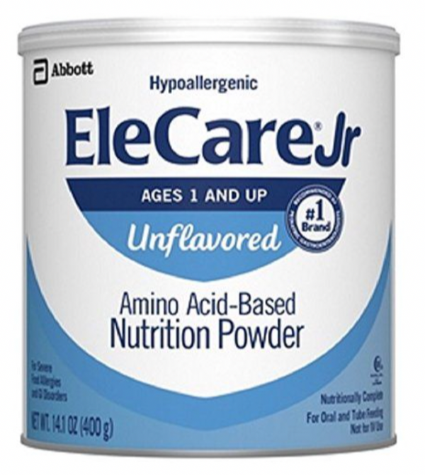 Elecare Jr Unflavored 6 Pack - 14.1 oz cans - Case