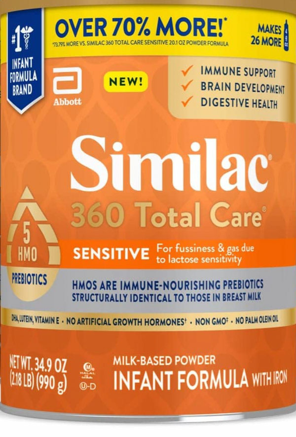 Similac 360 Total Care Sensitive - 1 Can - 34.9 oz - 70%