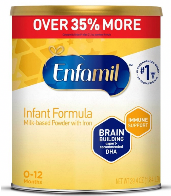 Enfamil Infant - 4 Big Cans - 29.4 oz - 35% more