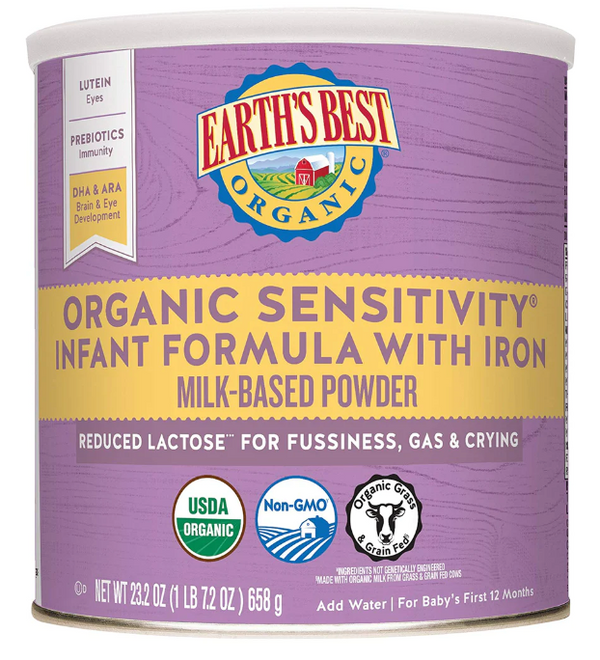 Earths Best Organic Sensitive Purple - 1 Can 21 oz
